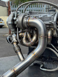 3” 1.8t Downpipe. 45mm Recirculated Dump Tube