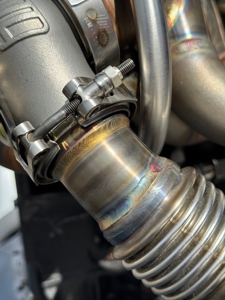 3” 1.8t Downpipe. 45mm Recirculated Dump Tube