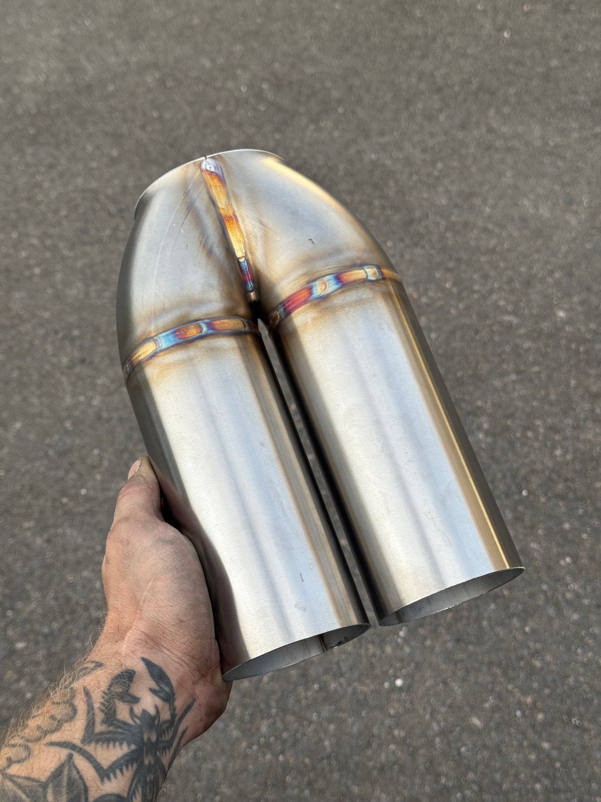 4" Dual tips
